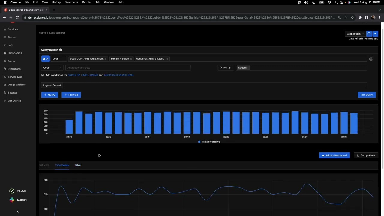 Logs Management & Correlating Logs with Traces in SigNoz