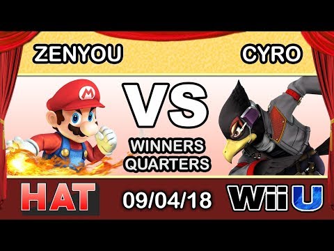 HAT 37 - eM | Zenyou (Mario) Vs. Cyro (Falco) Winners Quarters - Smash 4