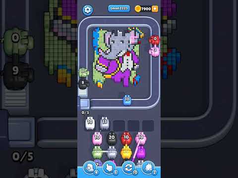 Pixel Flow Level 2223 Walkthrough