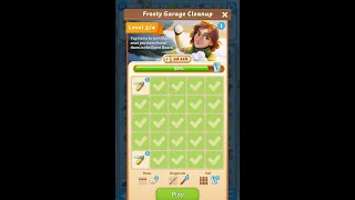 Merge Mansion | Frosty Garage Cleanup Level 1-2-3