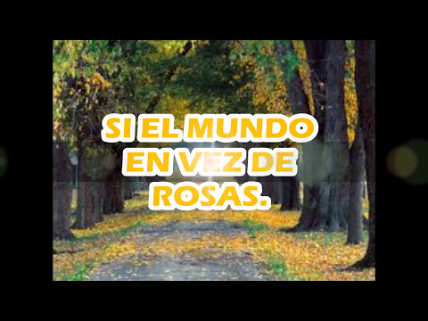 Si el mundo en vez de rosas -Atilano Galavíz - (Letra)