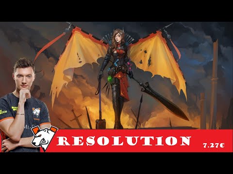 [DOTA 2] VP.Resolut1on the LEGION COMMANDER [OFFLANE] [7.27C]