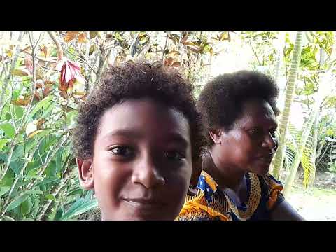 JayRex performing at Kopkop school Kavieng