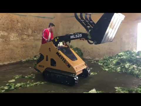 25hp mini skid steer loader for indoor cleaning