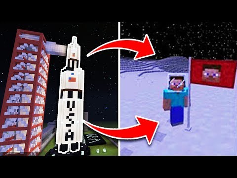 GO TO SPACE in Minecraft PE Using Command Blocks!! Minecraft Pocket Edition (No Mods)