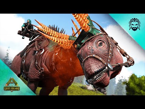 Taming a Max Level Amargasaurus the Easy Way! - ARK Lost Island [DLC E16]