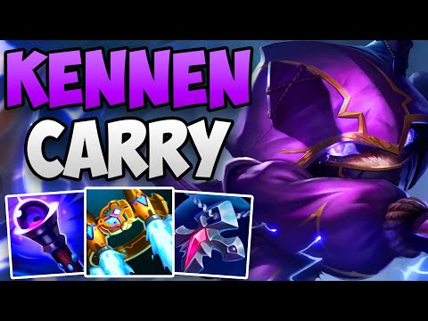 CHALLENGER KENNEN SOLO CARRY GAMEPLAY! | CHALLENGER KENNEN TOP | Patch 13.18 S13