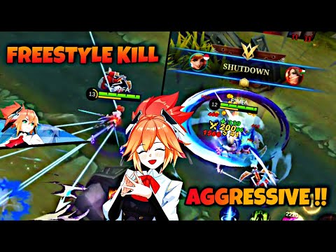 FREESTYLE KILL FANNY MONTAGE WITH THE ASPIRANT SKIN "Blade Of Kibou" - Fanny Montage | MLBB