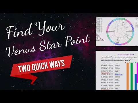 Find Your Venus Star Point® — Two Quick Ways