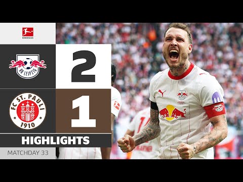 RB Rasen Ballsport Leipzig 2-1 FC Sankt Pauli Hamburg
