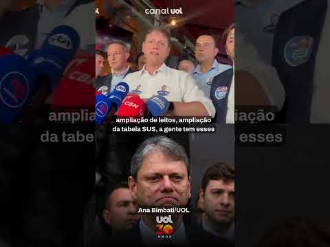 Tarcísio sobre candidatura à presidência após apelo de pastor em SP: ‘O tempo vai dizer’