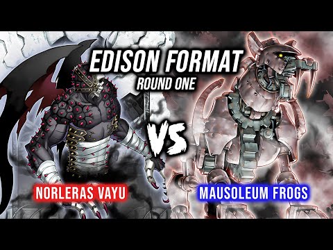 Yu-Gi-Oh! Edison Format Round 1: Norleras Vayu Vs Mausoleum Frogs