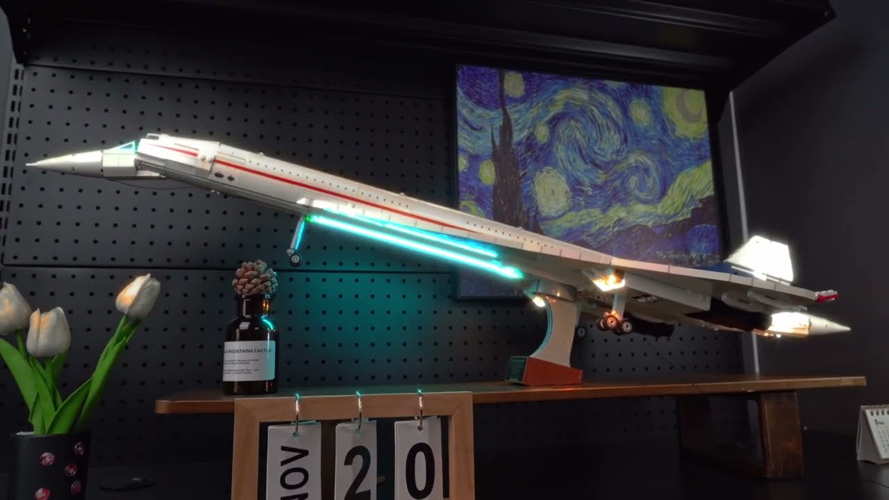 BrickBling LED-Licht-Set für LEGO® Concorde (10318)