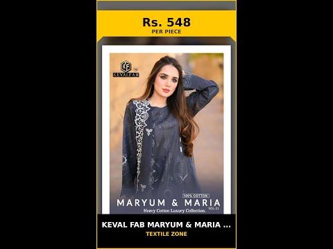 Keval Fab Maryum &amp; Maria Vol 21 - Stitched – product video thumbnail