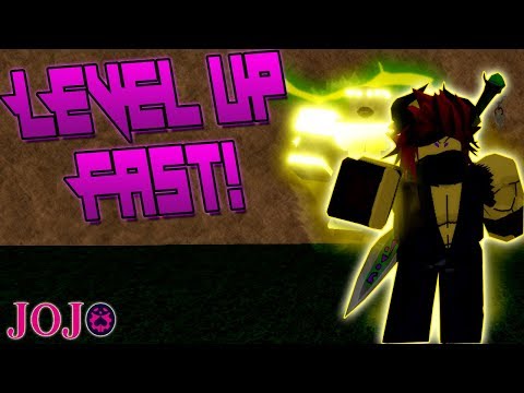 HOW TO LEVEL UP FAST IN JOJO BLOX | ROBLOX | JOJO BIZARRE ADVENTURE!
