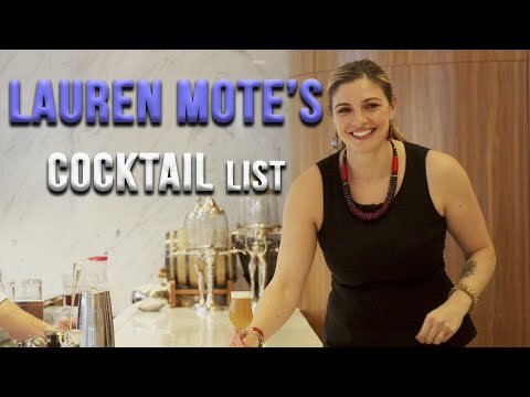 Lauren Mote's Hottest Cocktails and Bartender's List