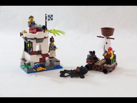 Vidéo LEGO Pirates 70410 : L'avant-poste des soldats