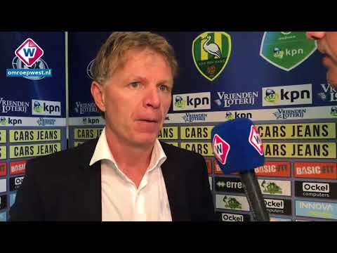 Reactie Fons Groenendijk na ADO Den Haag - Ajax