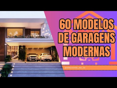 60 FACHADAS MODERNAS COM GARAGENS INCRIVEIS /IDEIAS LINDAS PARA INSPIRAR O SEU PROJETO