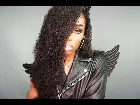 Deep Curly 360 Full Lace Human Hair Wigs Plucked Brazilian Virgin Hair