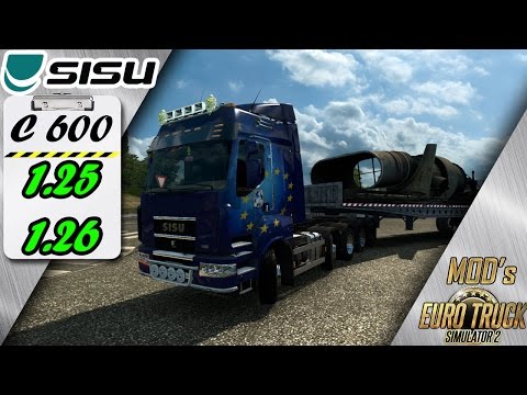 SISU С 600 & OVERSIZE TRAILERS for [1.25-1.26] Free download ETS2 (Euro Truck Simulator 2)