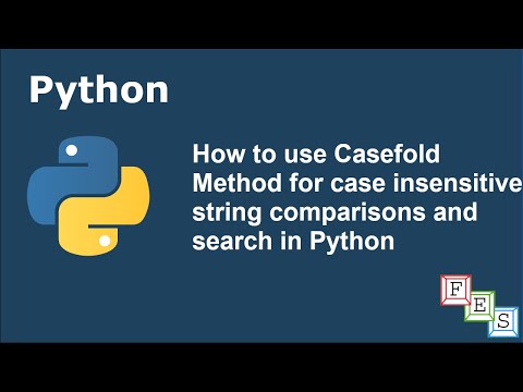 Python Case Insensitive String Compare