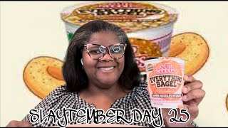 SLAYTEMBER DAY 25: EVERYTHING BAGEL NOODLE COLLAB REVIEW W/@CJandReese #THEREVIEWQUEEN