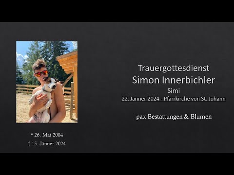 Trauergottesdienst Simon Innerbichler
