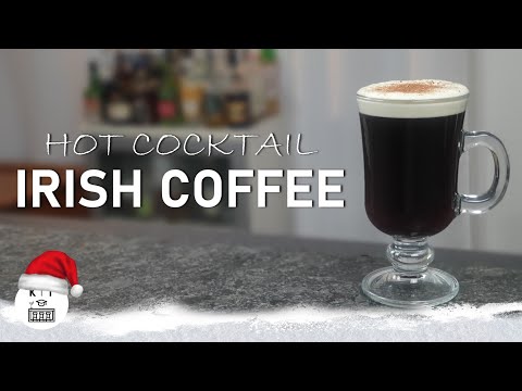 Irish Coffee Cocktail - heißer Drink für kalte Tage