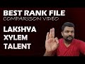 Xylem Talent Lakshya Rankfile Comparison Video Kerala Malayalam Psc Ldc