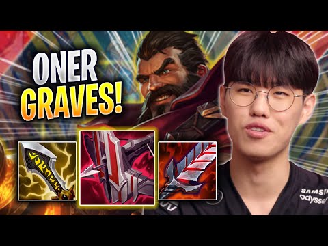 ONER IS SO GOOD WITH GRAVES! - T1 Oner Plays Graves JUNGLE vs Volibear! | Season 2023