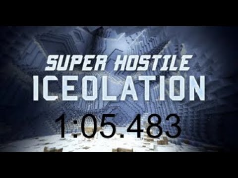 Minecraft Speedrun: Iceolation Any% (1:05.483)