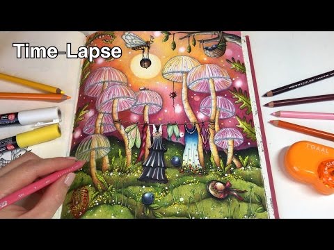 Time-Lapse "Magical Delights" |  Carovne Lahodnosti Coloring Book by Klara Markova