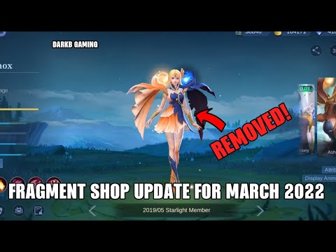 Fragment Shop Update for March 2022 | MLBB