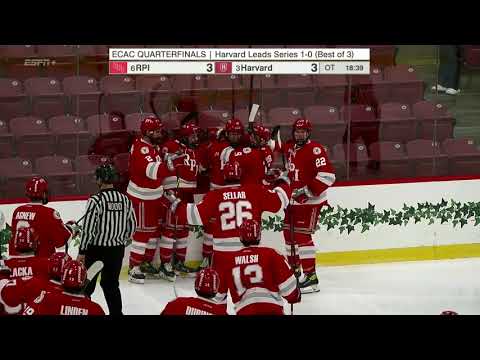 Recap: Harvard Men's Ice Hockey vs RPI