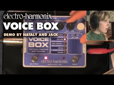 Electro-Harmonix Voice Box Vocal Harmony Machine and Vocoder Pedal, Blemished image 3