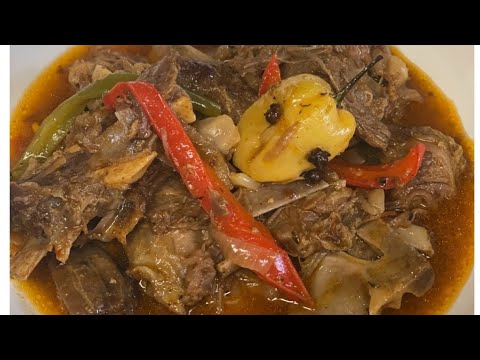 Kijan Nou Fè Sos Viand Kabrit | Haitian Style Goat Stew Recipe