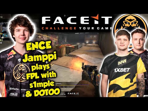 ENCE Jamppi plays FPL with s1mple & ENCE DOTOO in Train