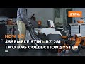 How to Assemble: STIHL RZ 261 Two Bag Collection System | STIHL Tutorial