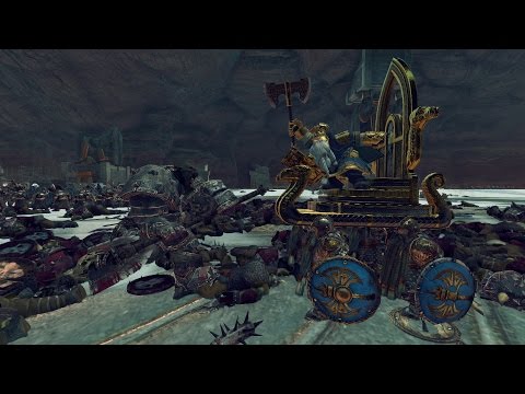 Total War Warhammer Multiplayer Battle #2: Dwarfs vs. Greenskins - Battle of Coldfire Cavern