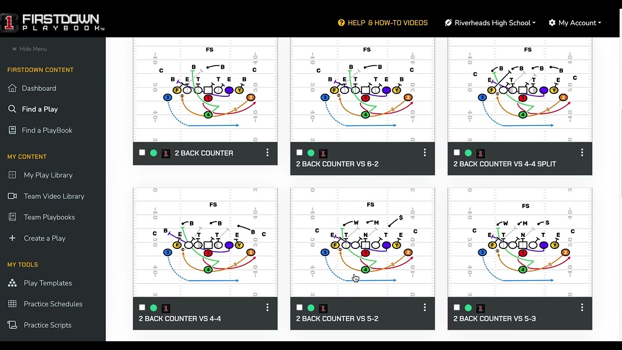 FirstDown PlayBook Formation Guide