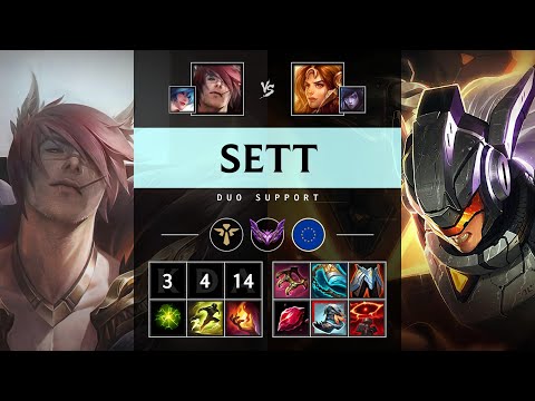 Sett Support vs Leona - EUW Master Patch 25.08