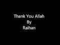 Thank You Allah Raihan Lyrics