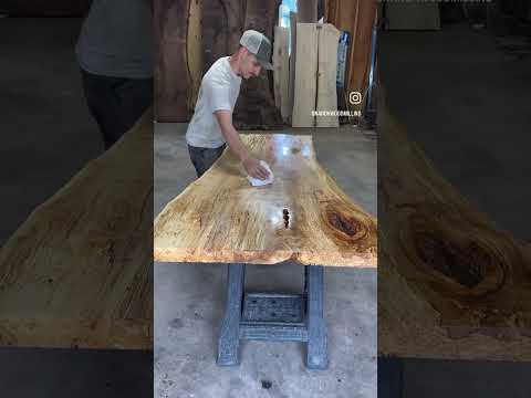 Silver maple desk top! Finished with Rubio Monocoat.  What do you think? #rubiomonocoat #woodworking