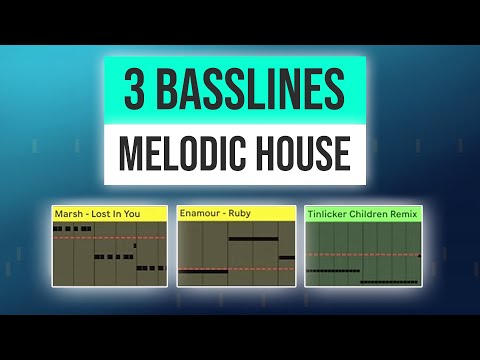 Top 3 Basslines for Melodic House | Ableton Tutorial
