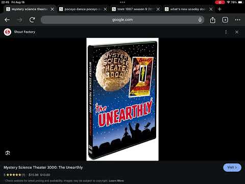 Happy 13th Anniversary to Mystery Science Theater 3000 The Unearthly (2011)