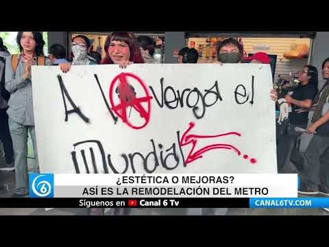 Video: ¿Estética o mejoras? Asi es la remodelación del Metro