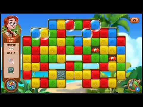 Lost Island Blast Adventure Level 254 - NO BOOSTERS 🏝️ | SKILLGAMING ✔️