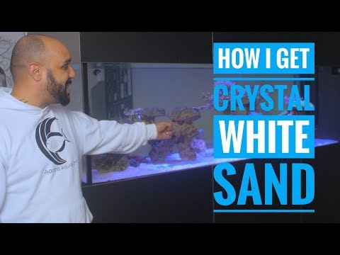 How To Get  Vibrant White Aquarium Sand #V2