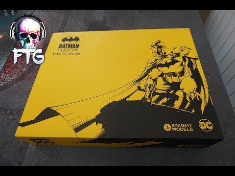 Unboxing Batman Miniature Game 3rd Edition Back to Gotham Box